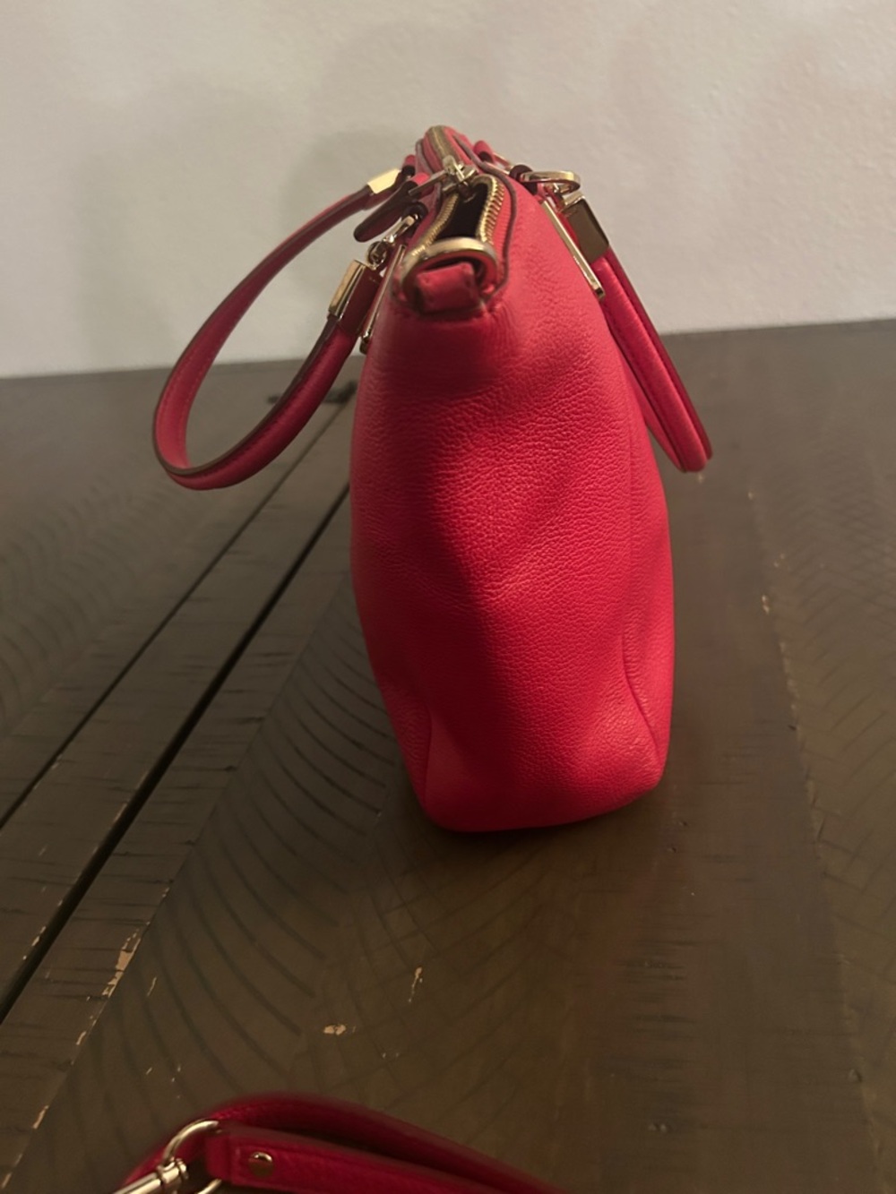 Coach Pink Pebbled Leather Kelsey Satchel No. A1580-F34493 - Picture 9 of 10